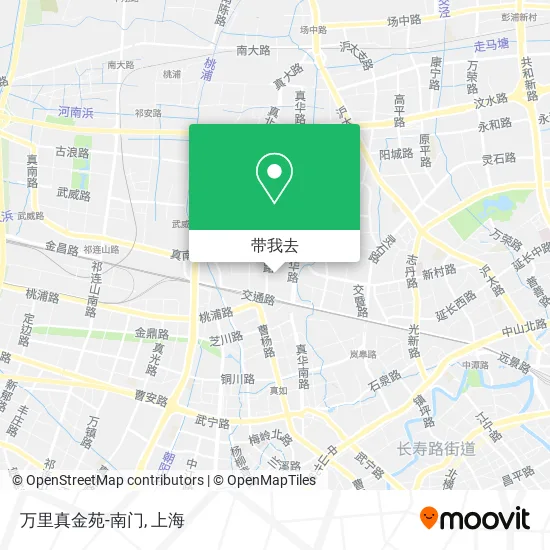 万里真金苑-南门地图