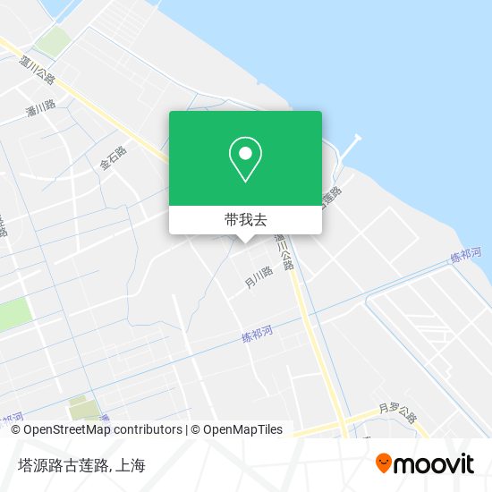 塔源路古莲路地图