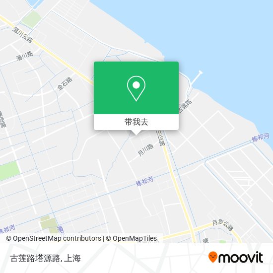 古莲路塔源路地图
