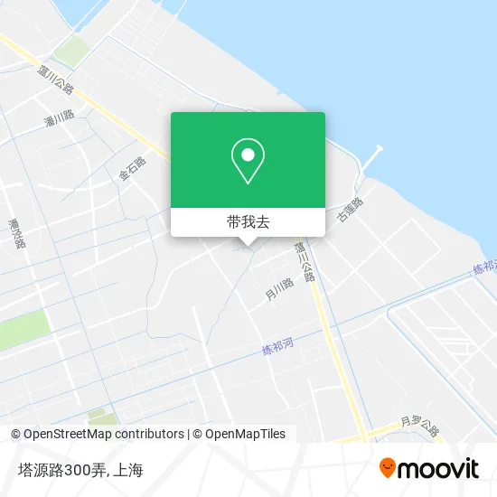塔源路300弄地图