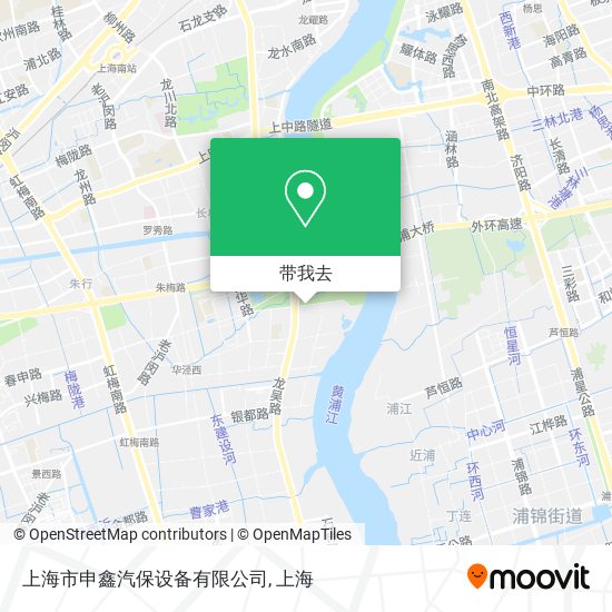 上海市申鑫汽保设备有限公司地图
