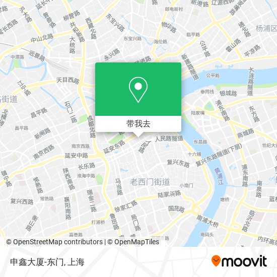 申鑫大厦-东门地图