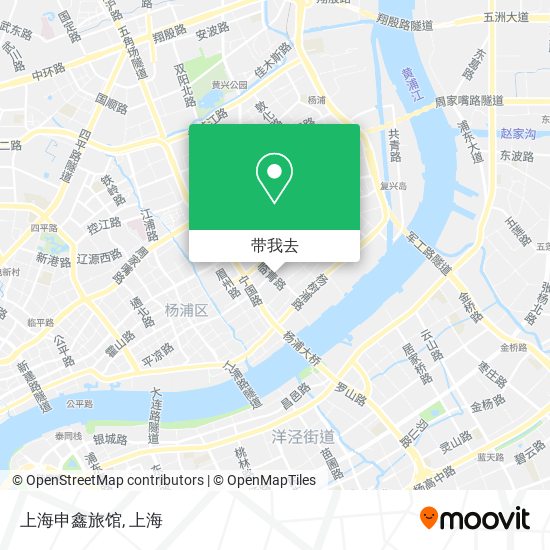 上海申鑫旅馆地图