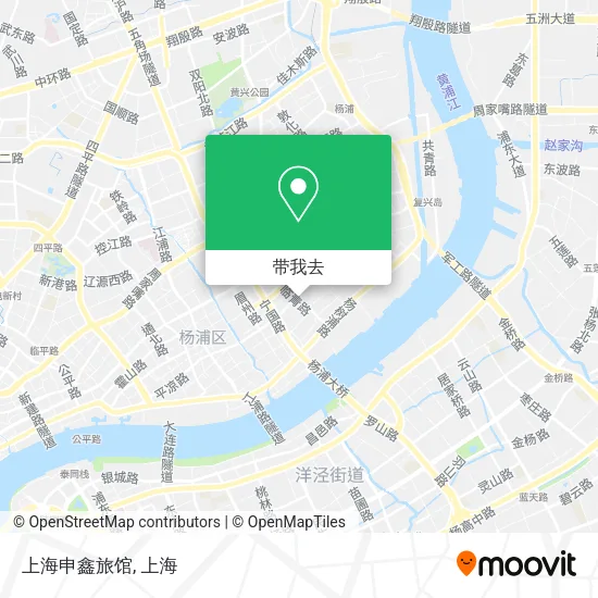 上海申鑫旅馆地图