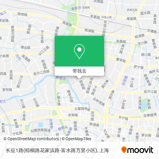 长征1路(棕榈路花家浜路-富水路万里小区)地图
