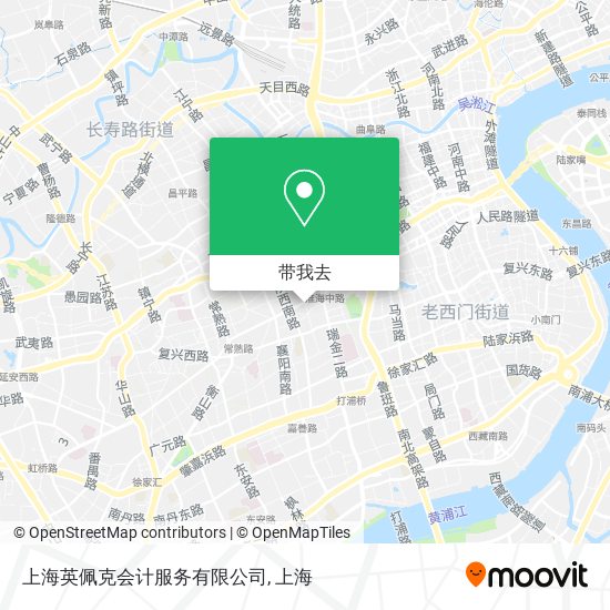 上海英佩克会计服务有限公司地图