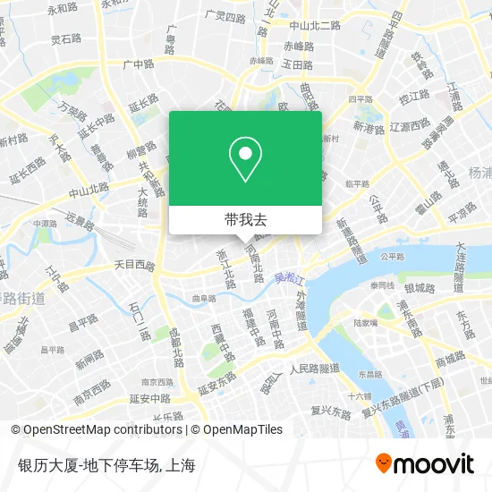 银历大厦-地下停车场地图