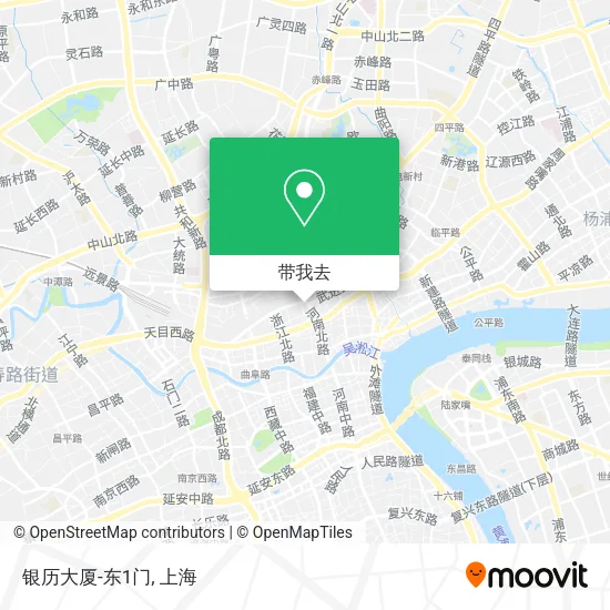 银历大厦-东1门地图