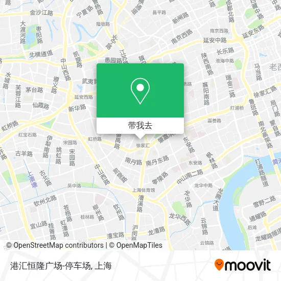 港汇恒隆广场-停车场地图