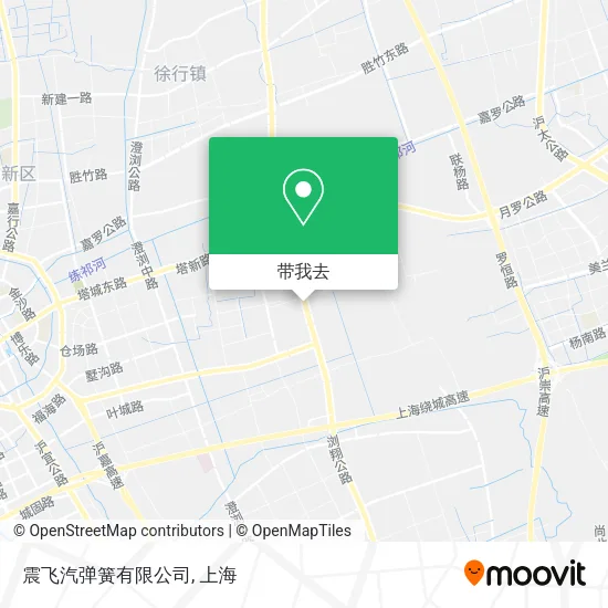 震飞汽弹簧有限公司地图