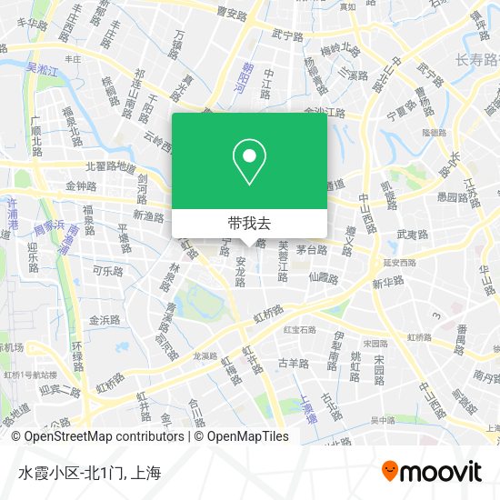 水霞小区-北1门地图