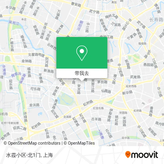 水霞小区-北1门地图