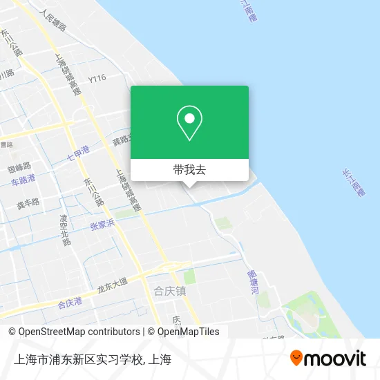 上海市浦东新区实习学校地图