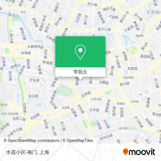水霞小区-南门地图