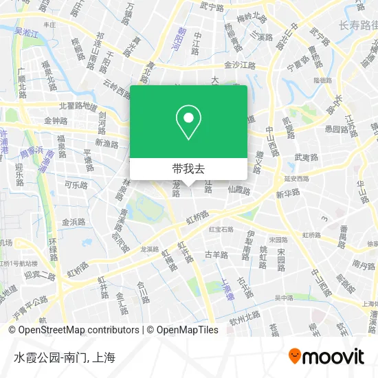 水霞公园-南门地图