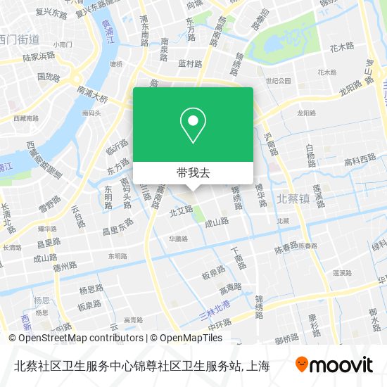 北蔡社区卫生服务中心锦尊社区卫生服务站地图