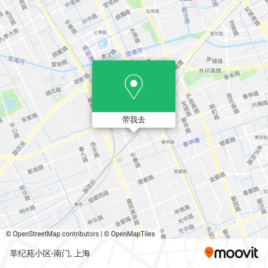莘纪苑小区-南门地图