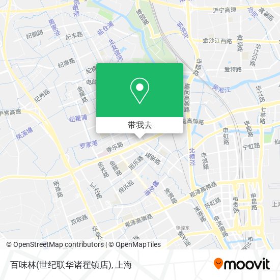百味林(世纪联华诸翟镇店)地图