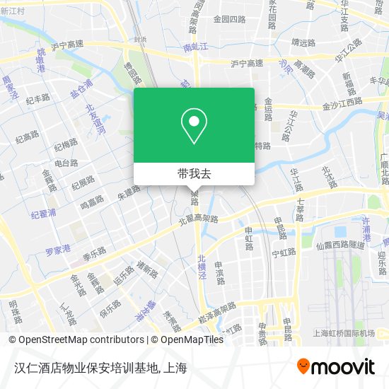 汉仁酒店物业保安培训基地地图