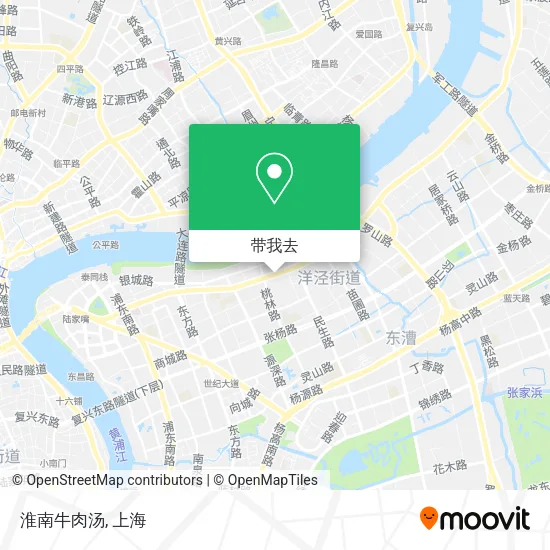 淮南牛肉汤地图