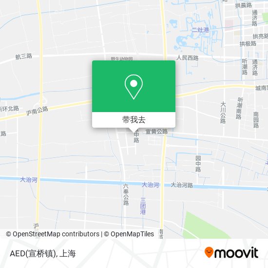 AED(宣桥镇)地图