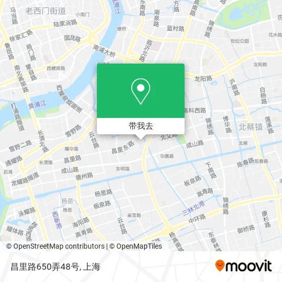 昌里路650弄48号地图