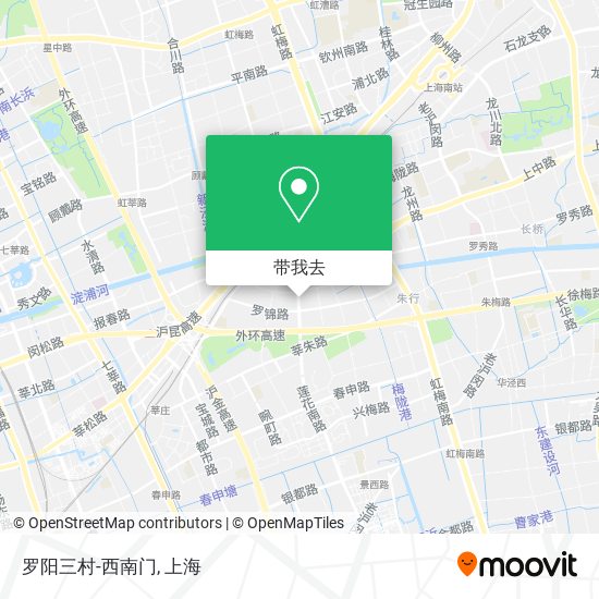 罗阳三村-西南门地图