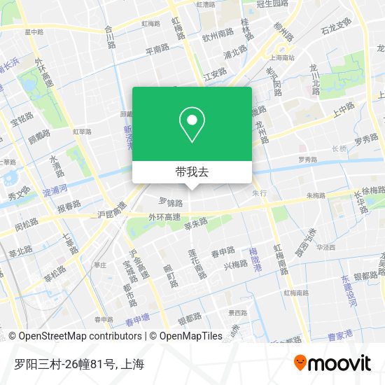 罗阳三村-26幢81号地图
