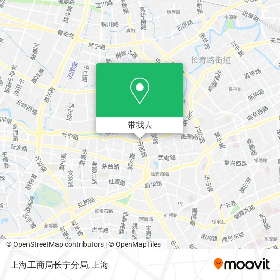上海工商局长宁分局地图