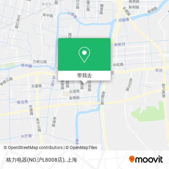 格力电器(NO.沪L8008店)地图