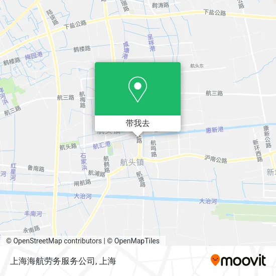 上海海航劳务服务公司地图