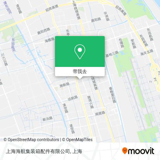 上海海航集装箱配件有限公司地图