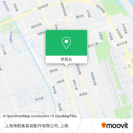 上海海航集装箱配件有限公司地图