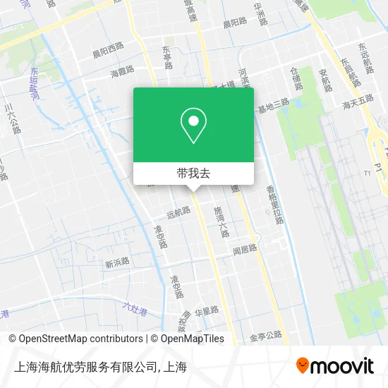 上海海航优劳服务有限公司地图