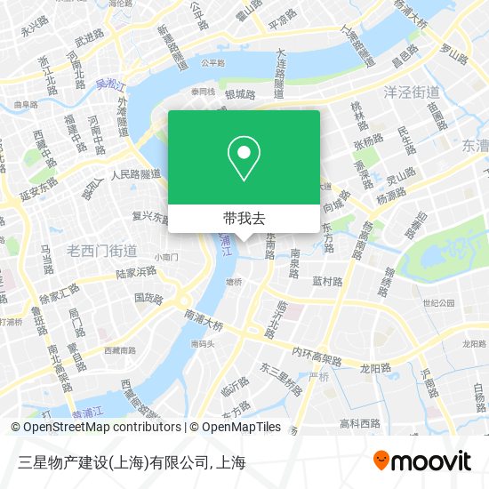 三星物产建设(上海)有限公司地图