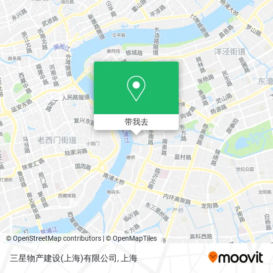 三星物产建设(上海)有限公司地图