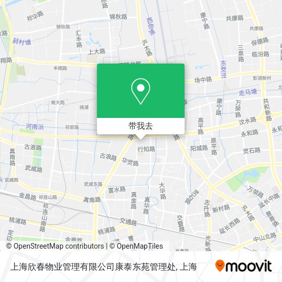 上海欣春物业管理有限公司康泰东苑管理处地图