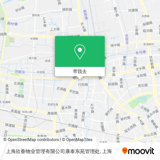 上海欣春物业管理有限公司康泰东苑管理处地图
