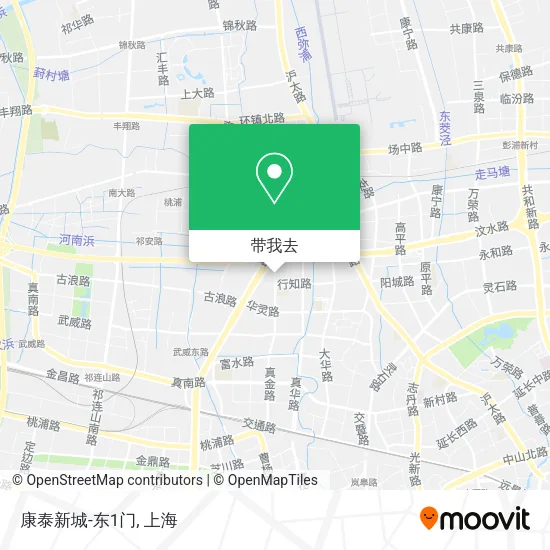 康泰新城-东1门地图