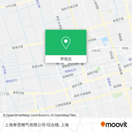 上海奉贤燃气有限公司-综合楼地图
