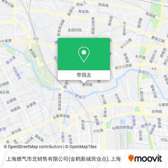 上海燃气市北销售有限公司(金鹤新城营业点)地图
