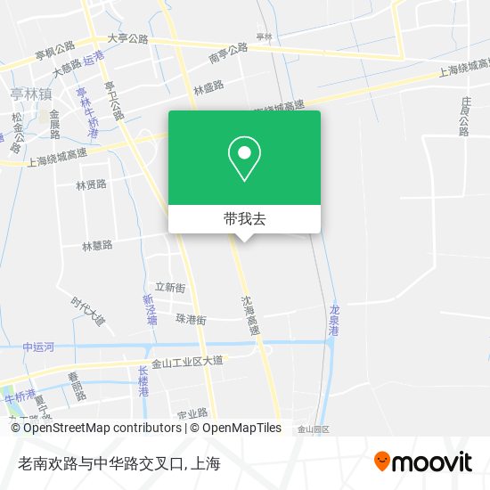 老南欢路与中华路交叉口地图