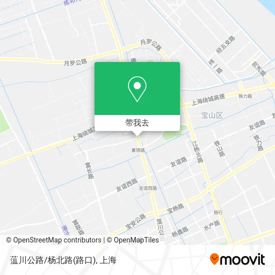 蕰川公路/杨北路(路口)地图