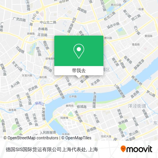 德国SIS国际货运有限公司上海代表处地图