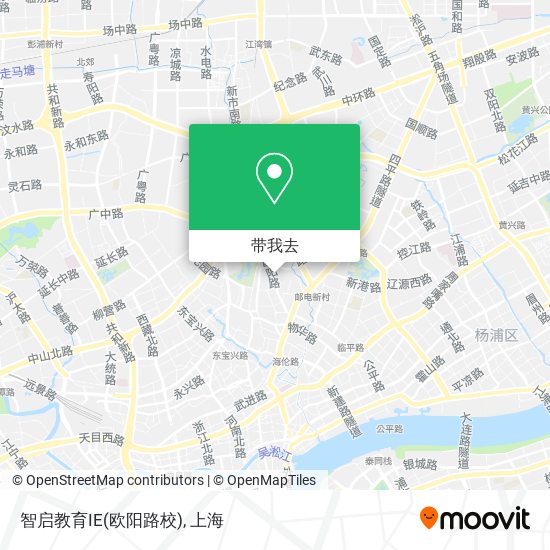 智启教育IE(欧阳路校)地图