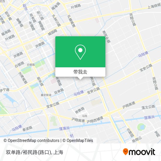 双单路/裕民路(路口)地图