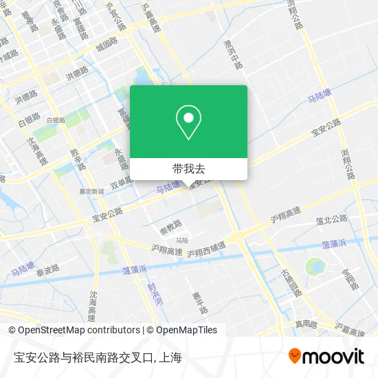 宝安公路与裕民南路交叉口地图