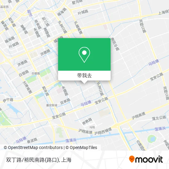 双丁路/裕民南路(路口)地图