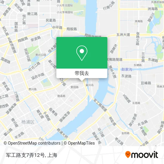 军工路支7弄12号地图
