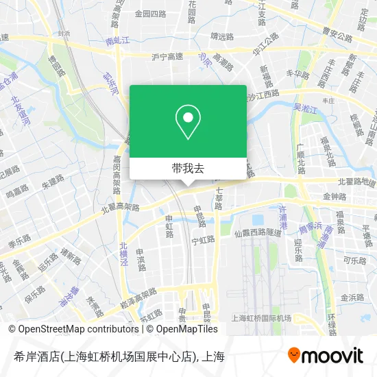 希岸酒店(上海虹桥机场国展中心店)地图